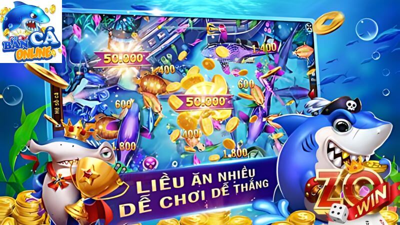 Cổng game bắn cá Zowin khá hot