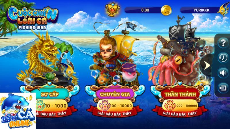 Tham gia trải nghiệm game bắn cá thú vị tại cổng game Rio66